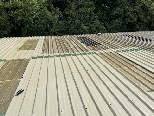 commercial roof cleaning